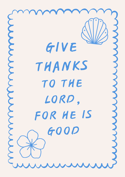 Give Thanks Wall Art Set - A3 Printable Digital Download