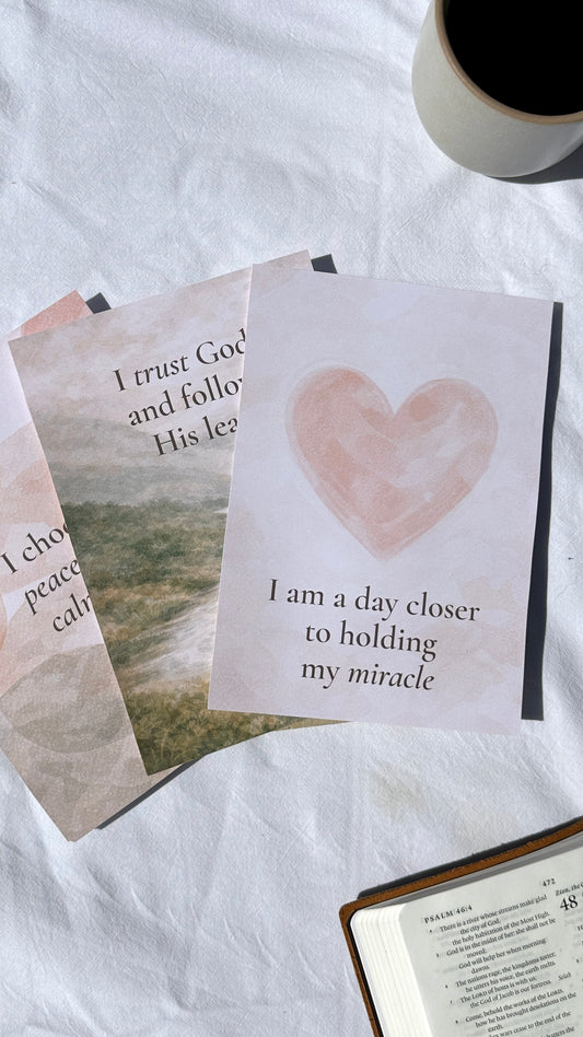 Christian Birth Affirmations - Printable PDF