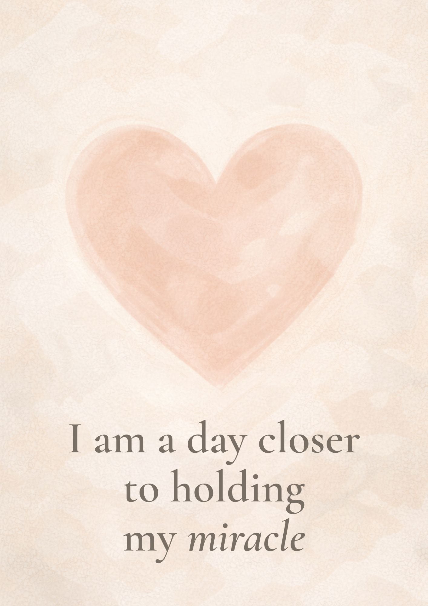 Christian Birth Affirmations - Printable PDF