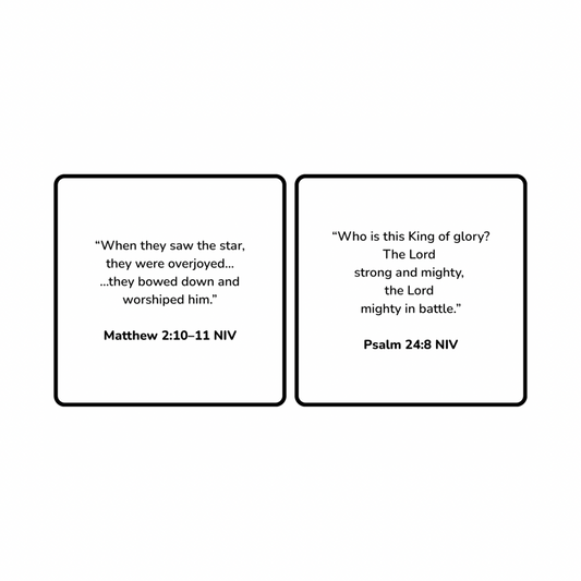 Christian High Contrast Baby Cards - Printable PDF